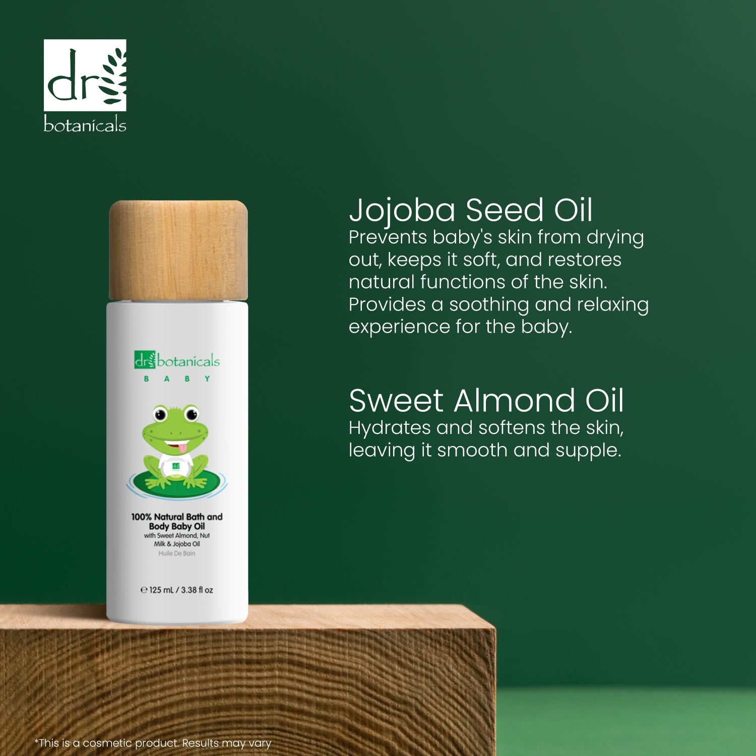 Jojoba Seed Oil Relaxing Baby Body Oil 125ml