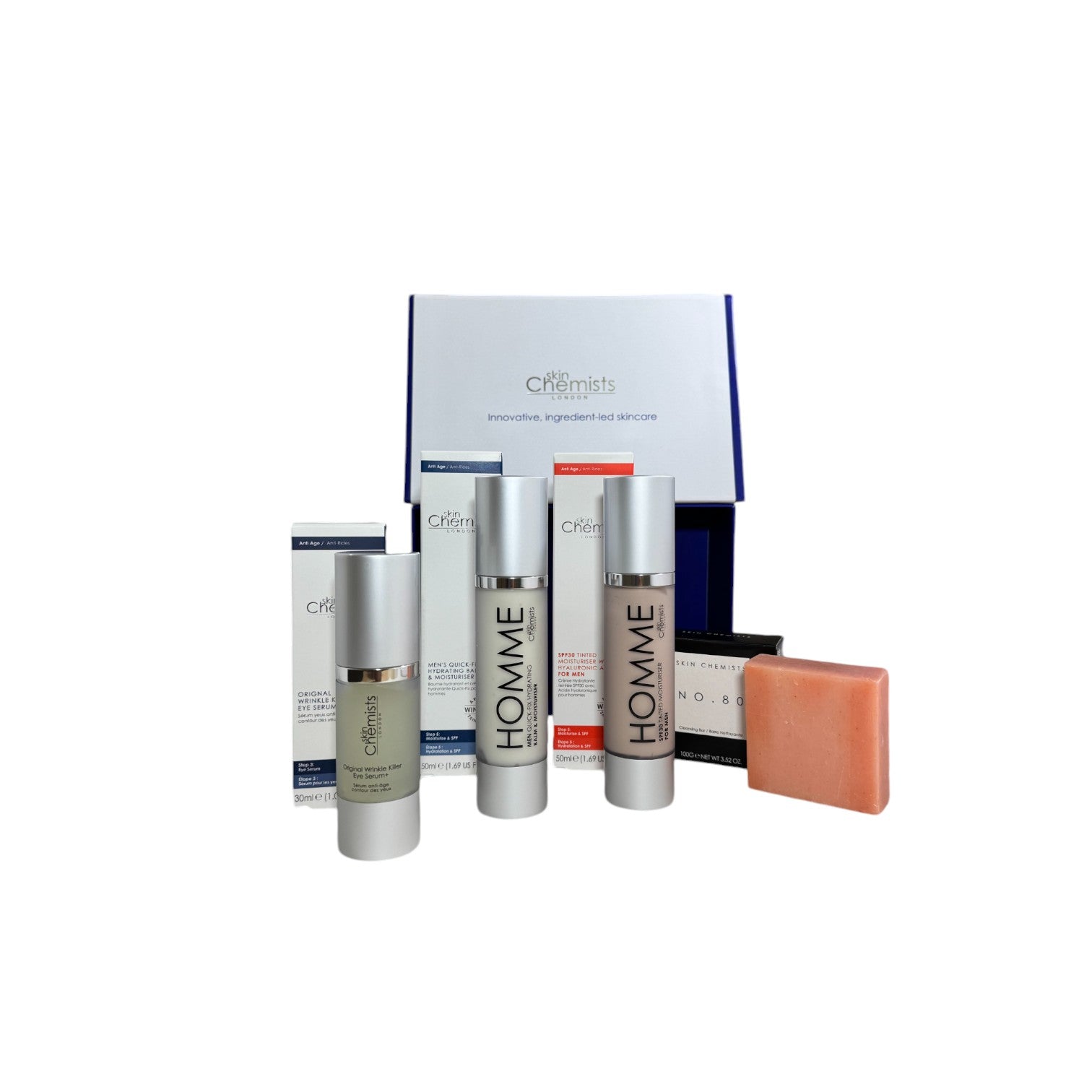 skinChemists Men's Anti-Ageing Night Gift Set - skinChemists