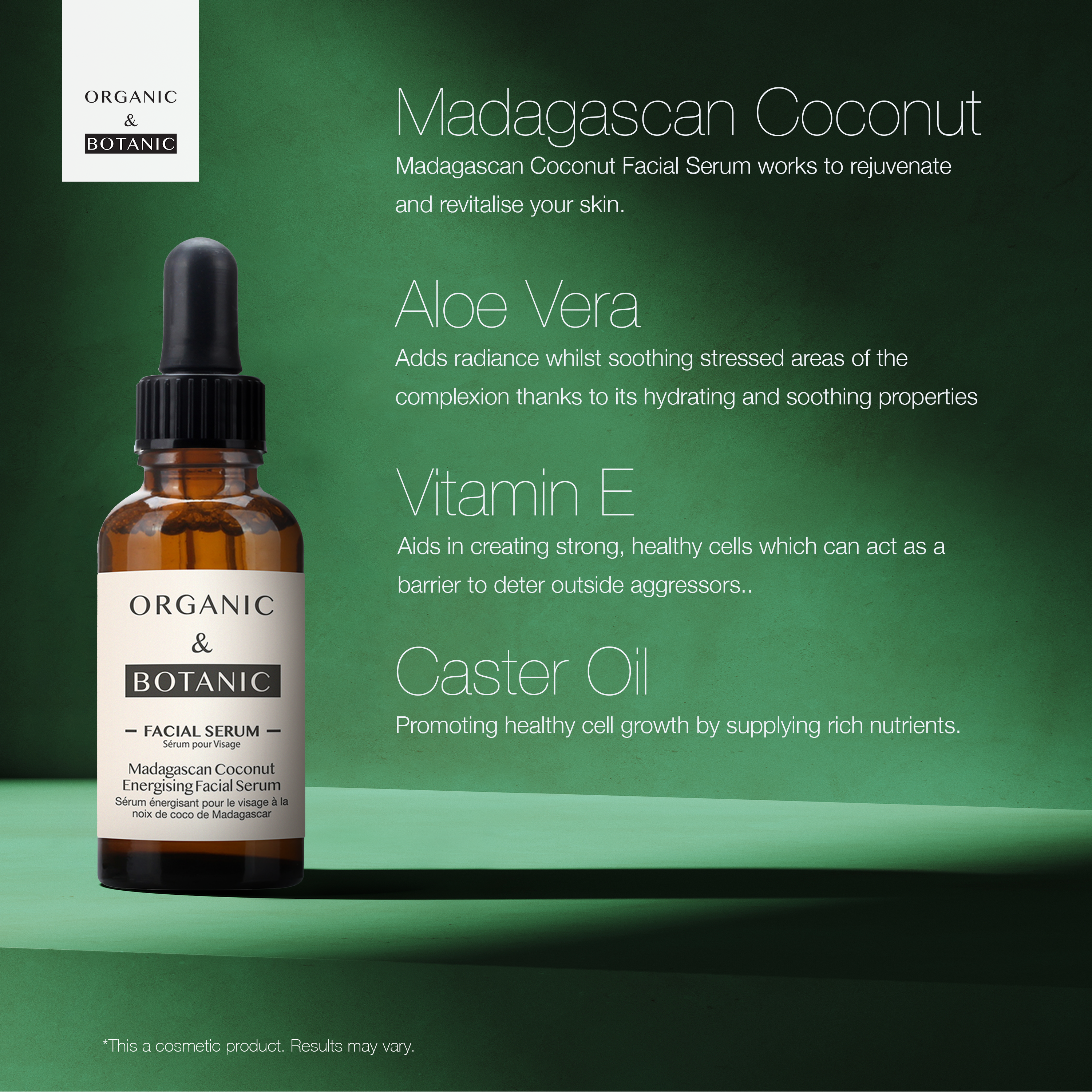 Madagascan Coconut Facial Serum 30ml