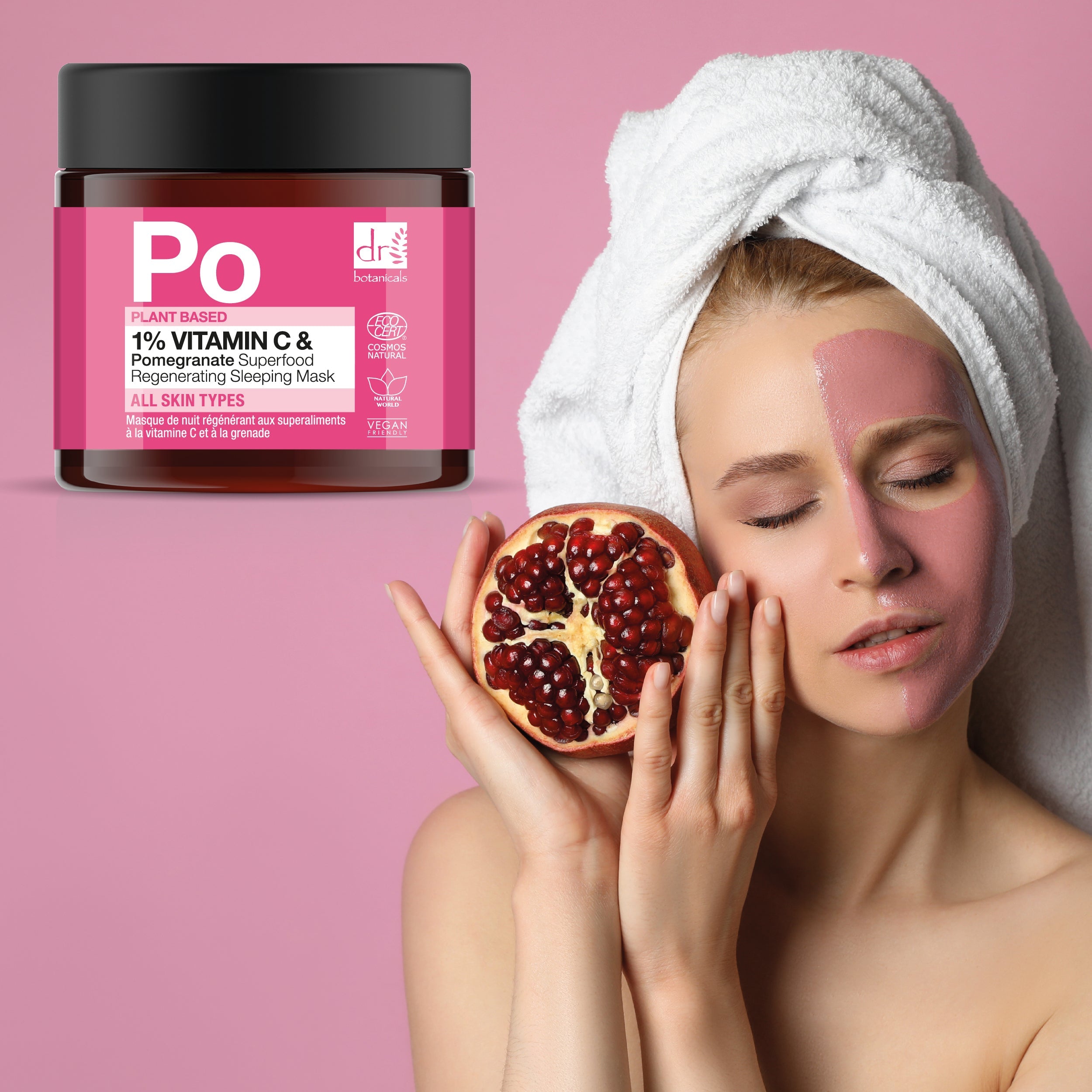 Vitamin C & Pomegranate Superfood Regenerating Sleeping Mask