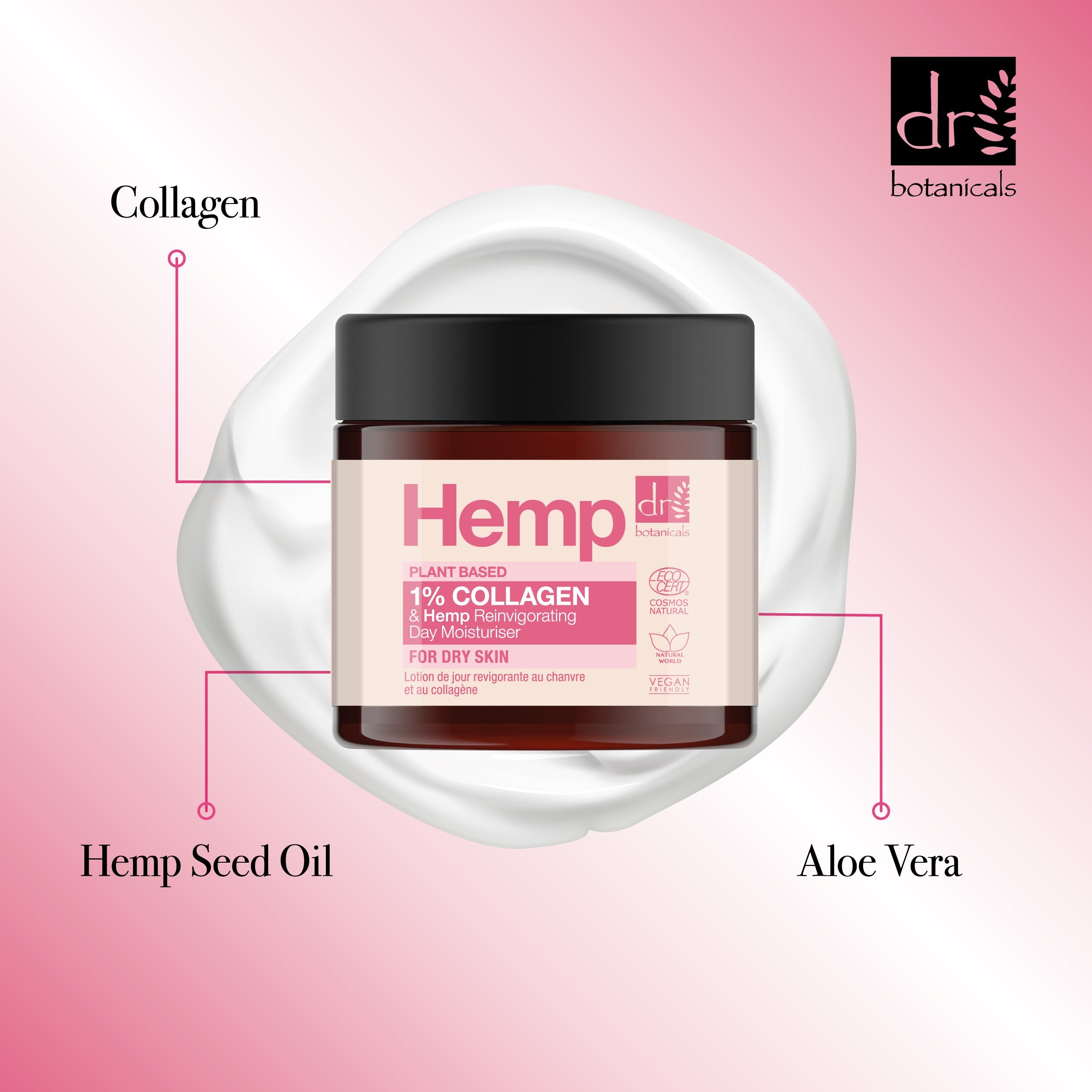 Plant-Based Collegan & Hemp Reinvigorating Day Moisturiser