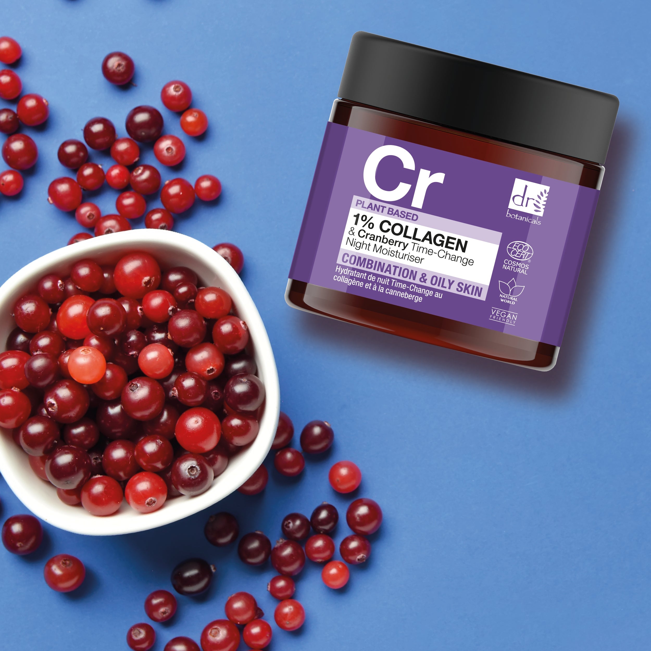 Plant-based Collagen & Cranberry Time-Change Night Moisturiser