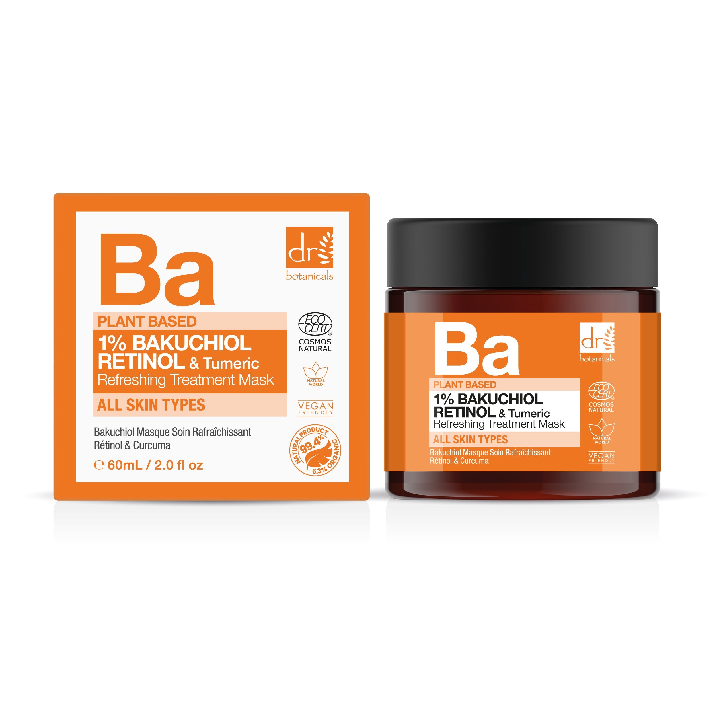 Bakuchiol Retinol & Tumeric Refreshing Treatment Mask