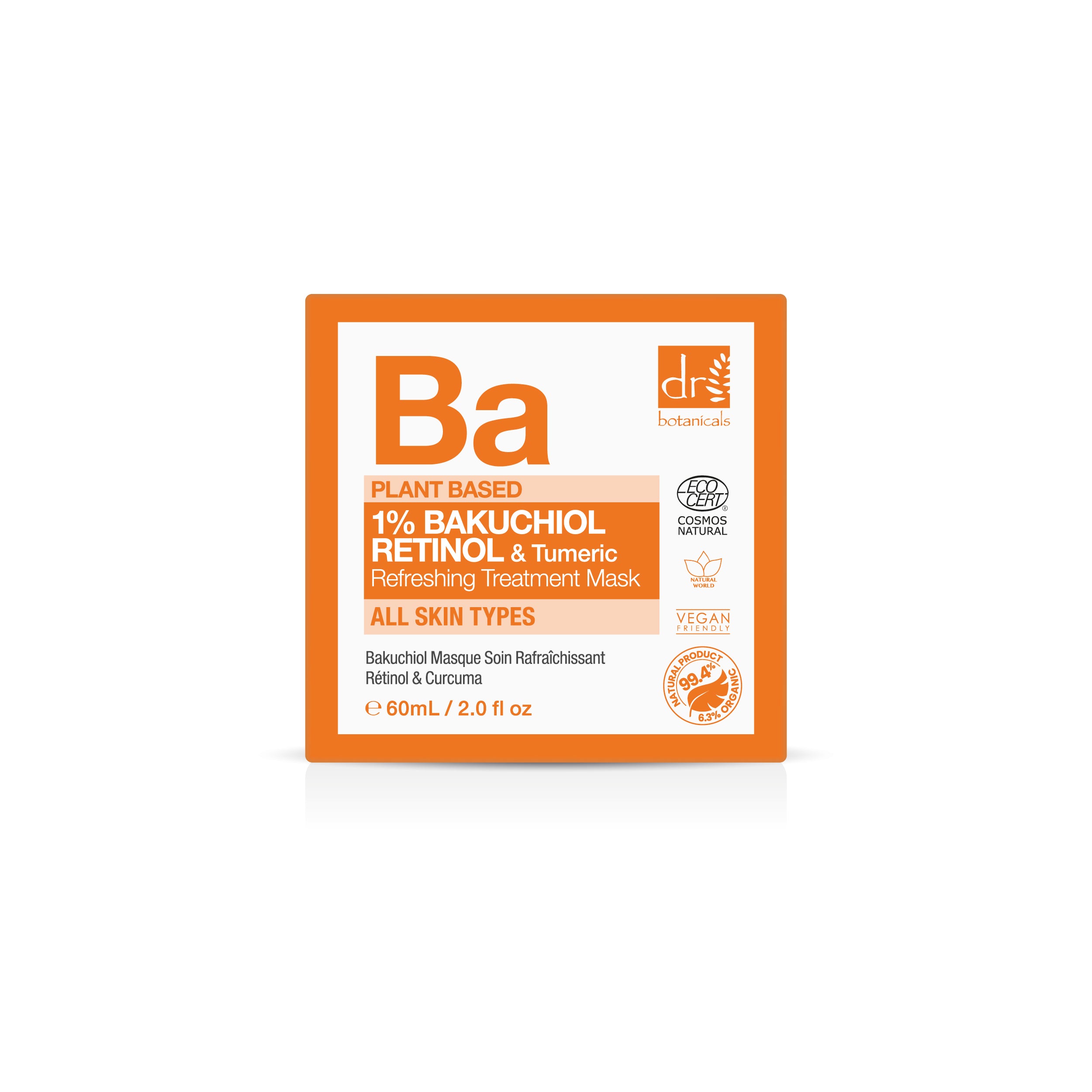 Bakuchiol Retinol & Tumeric Refreshing Treatment Mask