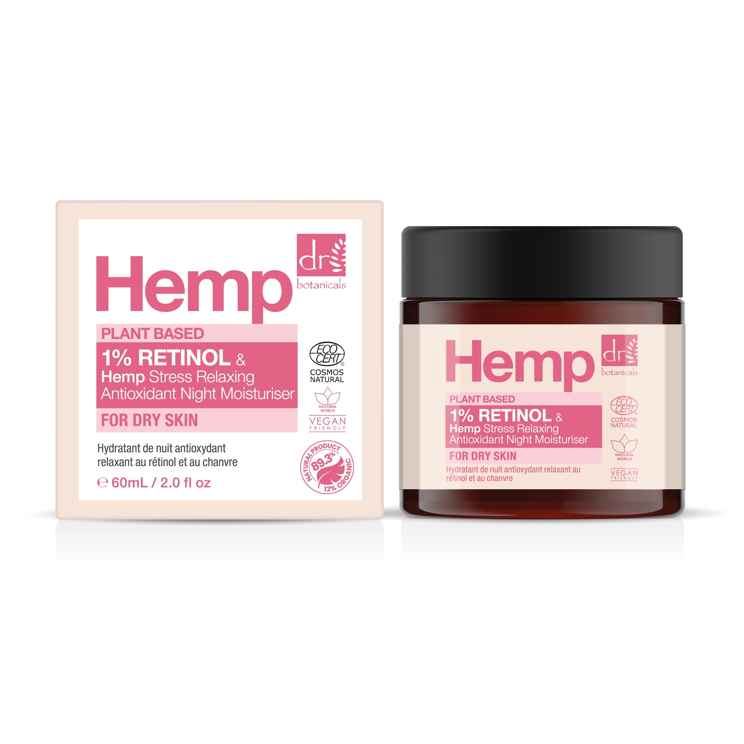 Bakuchiol Retinol & Hemp Stress Relaxing Antioxidant Night Moisturiser