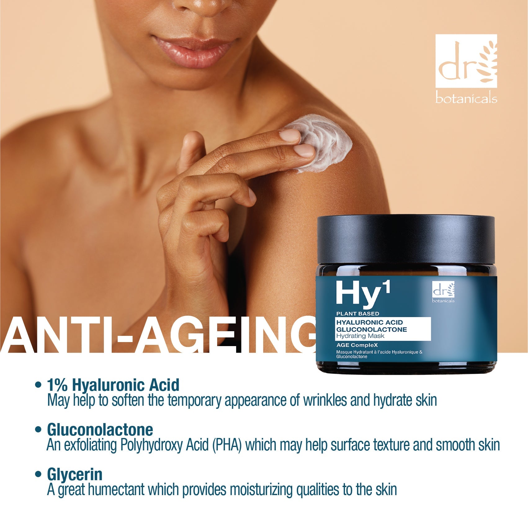 Hyaluronic Acid 1% & Gluconolactone Mask 60ml