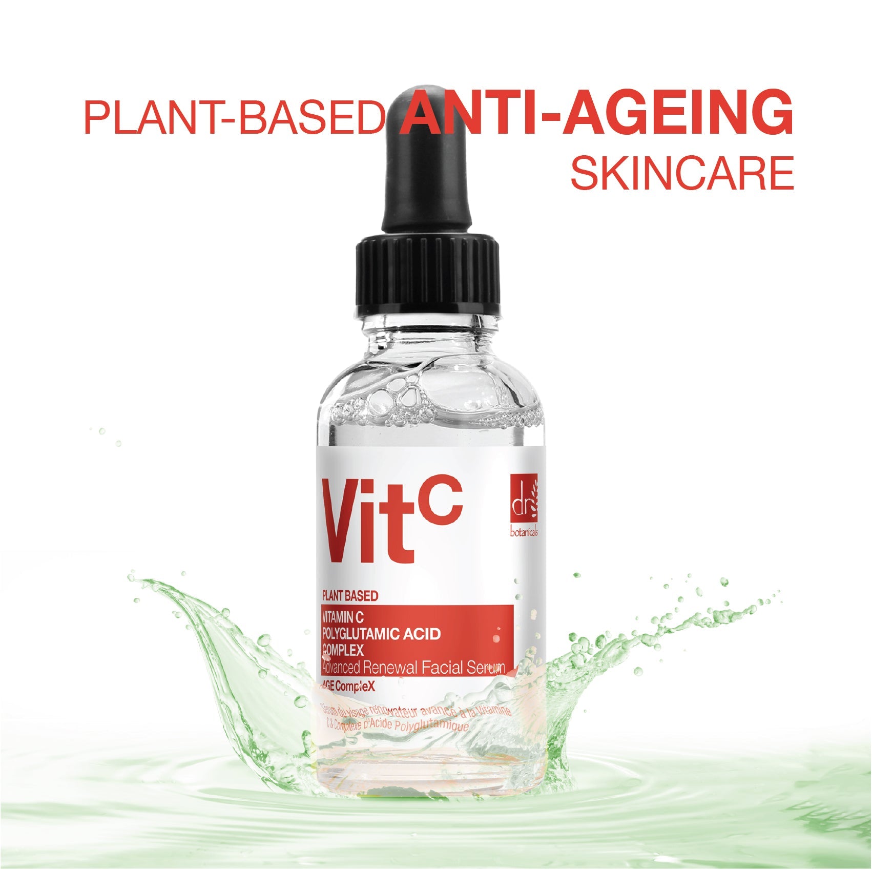 Vitamin C 3% & Polyglutamic Acid Complex 1% & Brightening Facial Serum 30ml