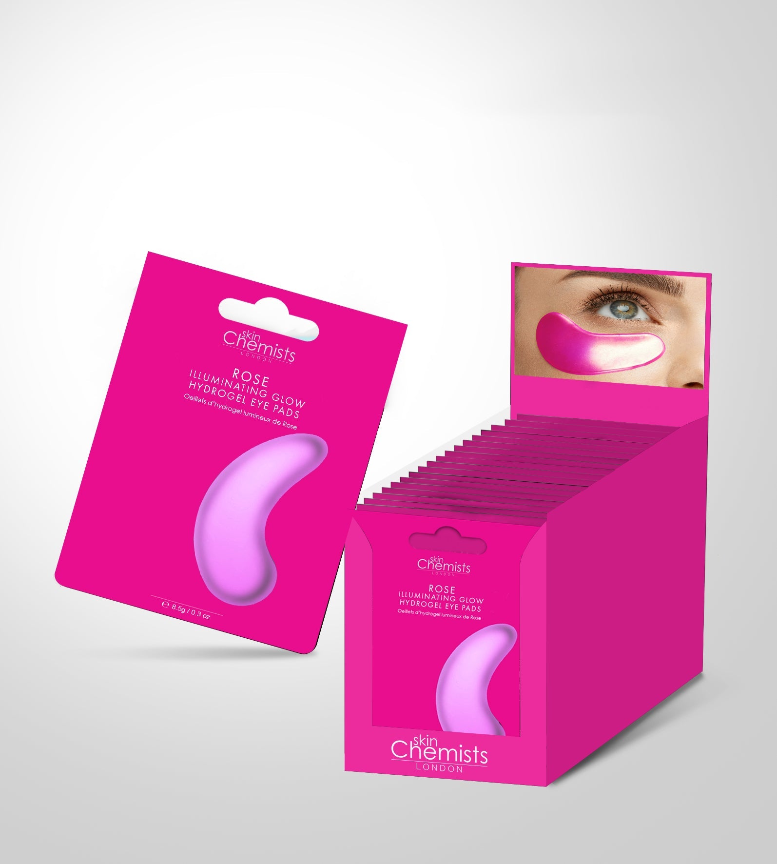 Rose Illuminating Glow Instant Hydrogel Eye Pads (1 x 2)