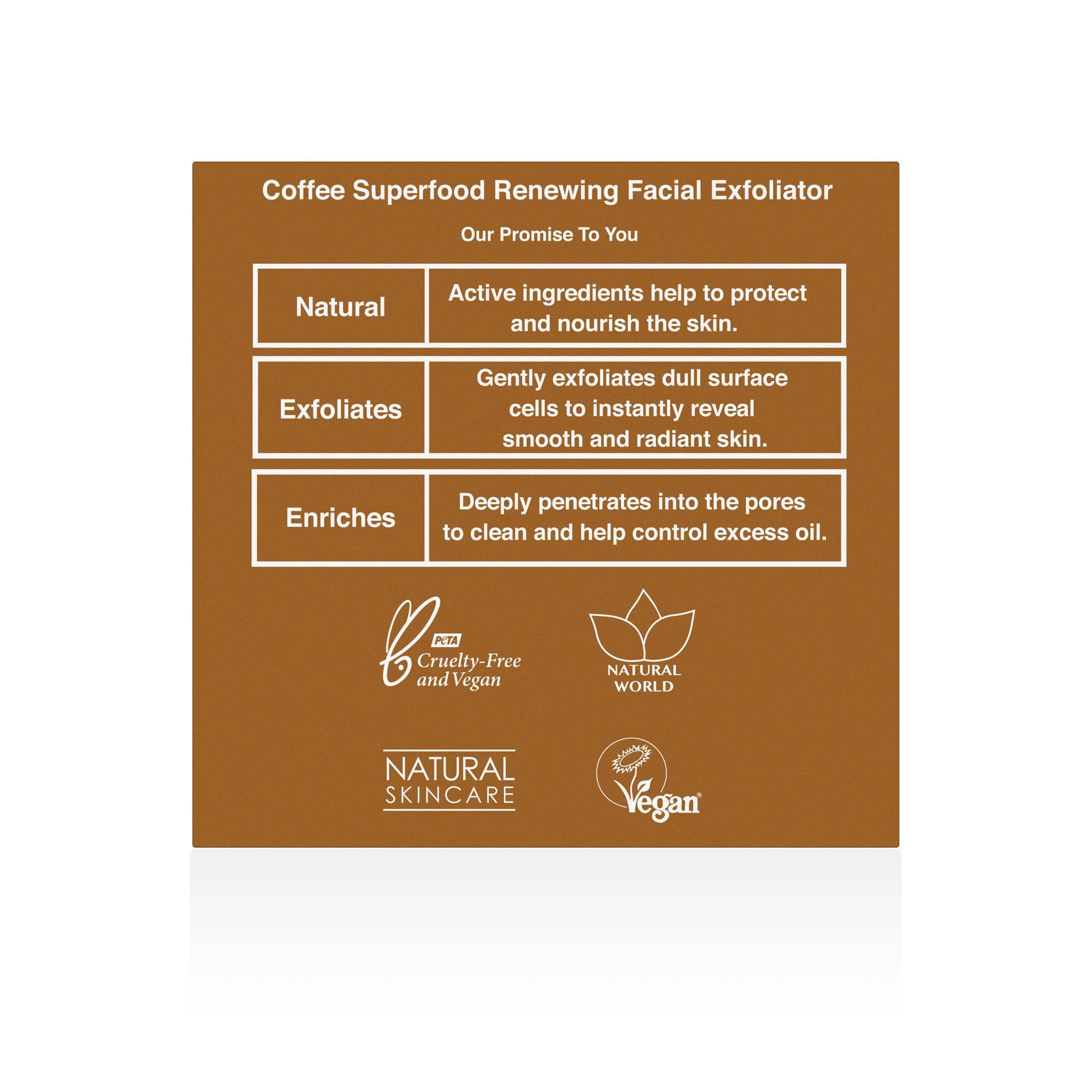 Coffee Superfood Renewing Facial Exfoliator 60ml