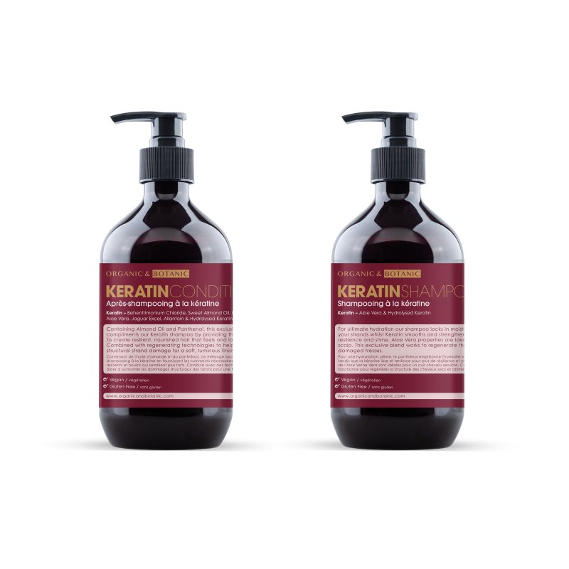 Keratin Shampoo + Conditioner - Dr Botanicals