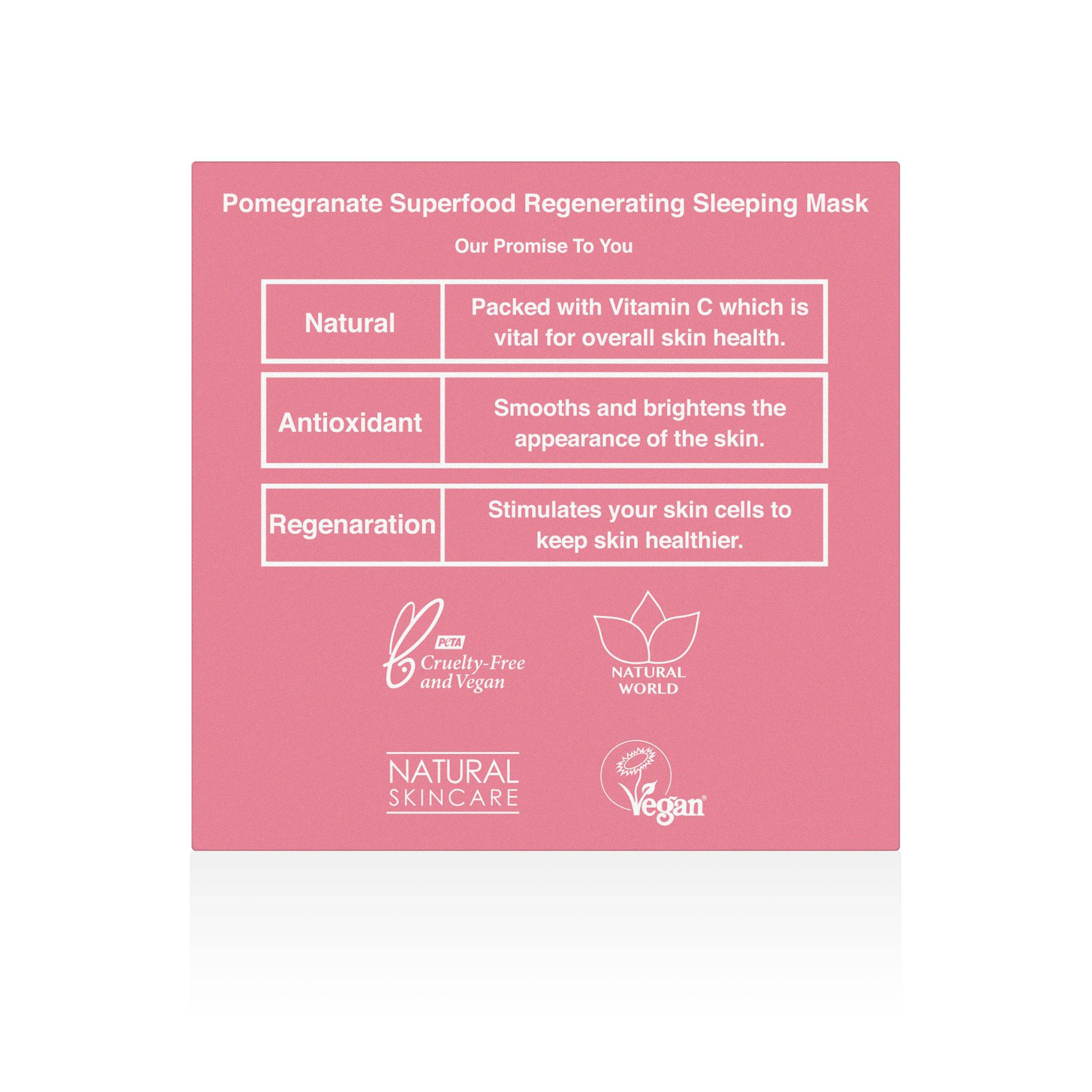 Pomegranate Superfood Regenerating Sleeping Mask 60ml